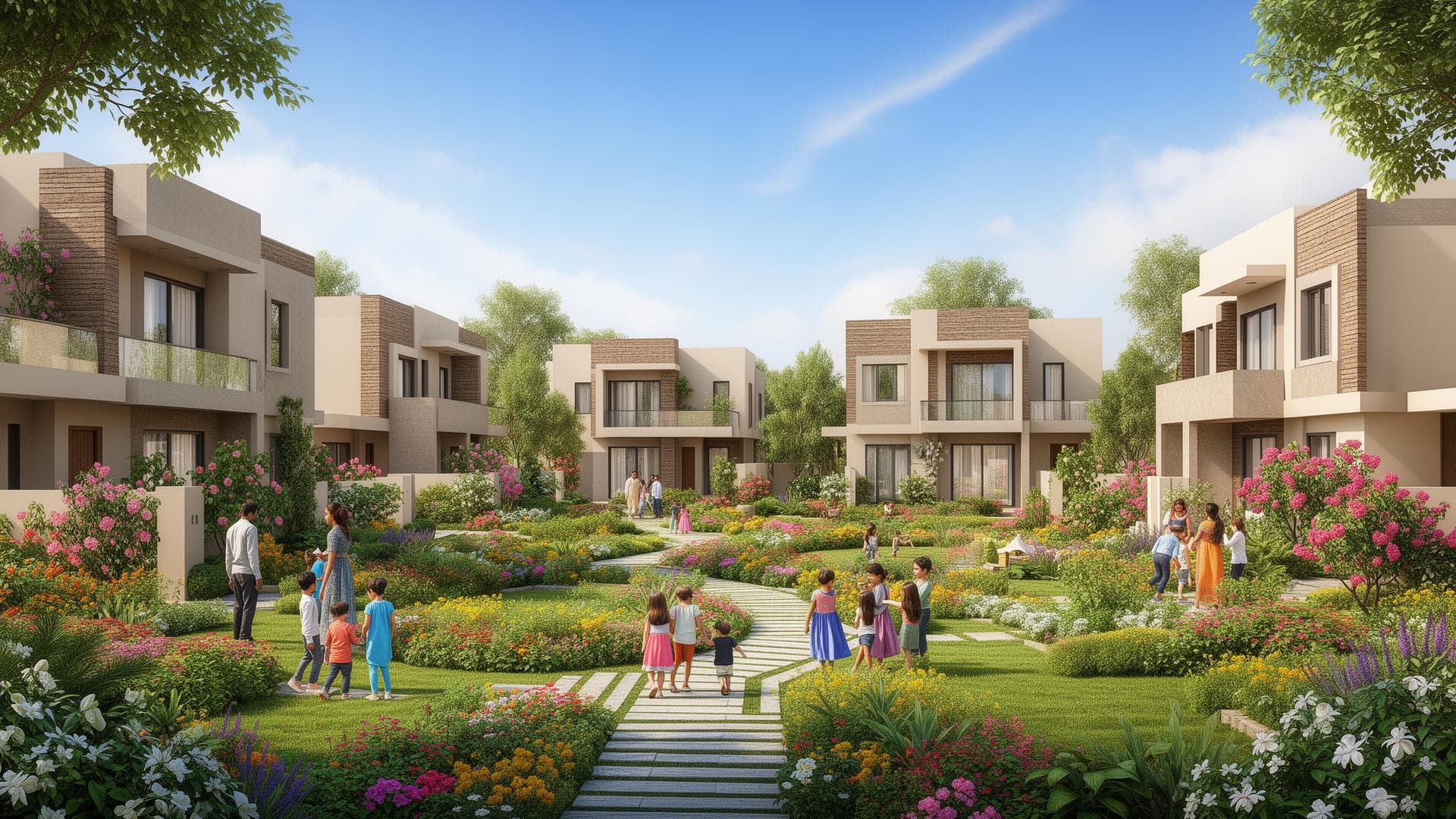 Dream Garden Multan aerial view
