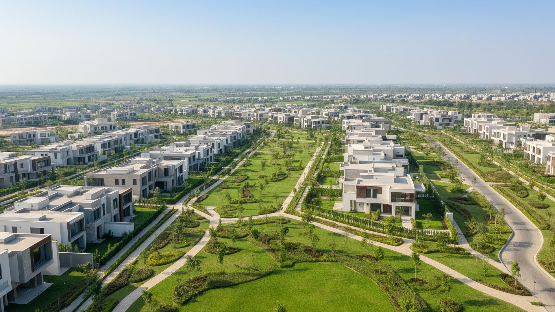 Gulberg Green Islamabad aerial view