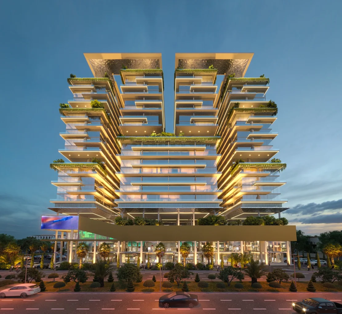 Commercial Podium — Retail Avenue