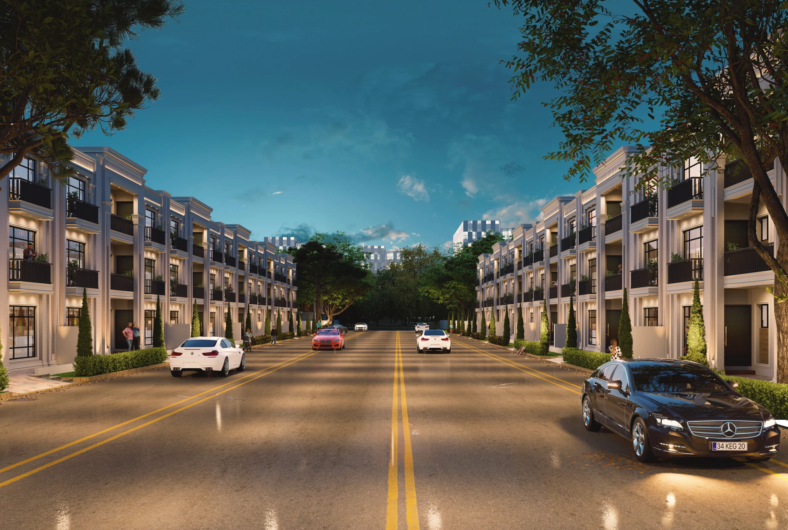 Pine Homes — Front Elevation