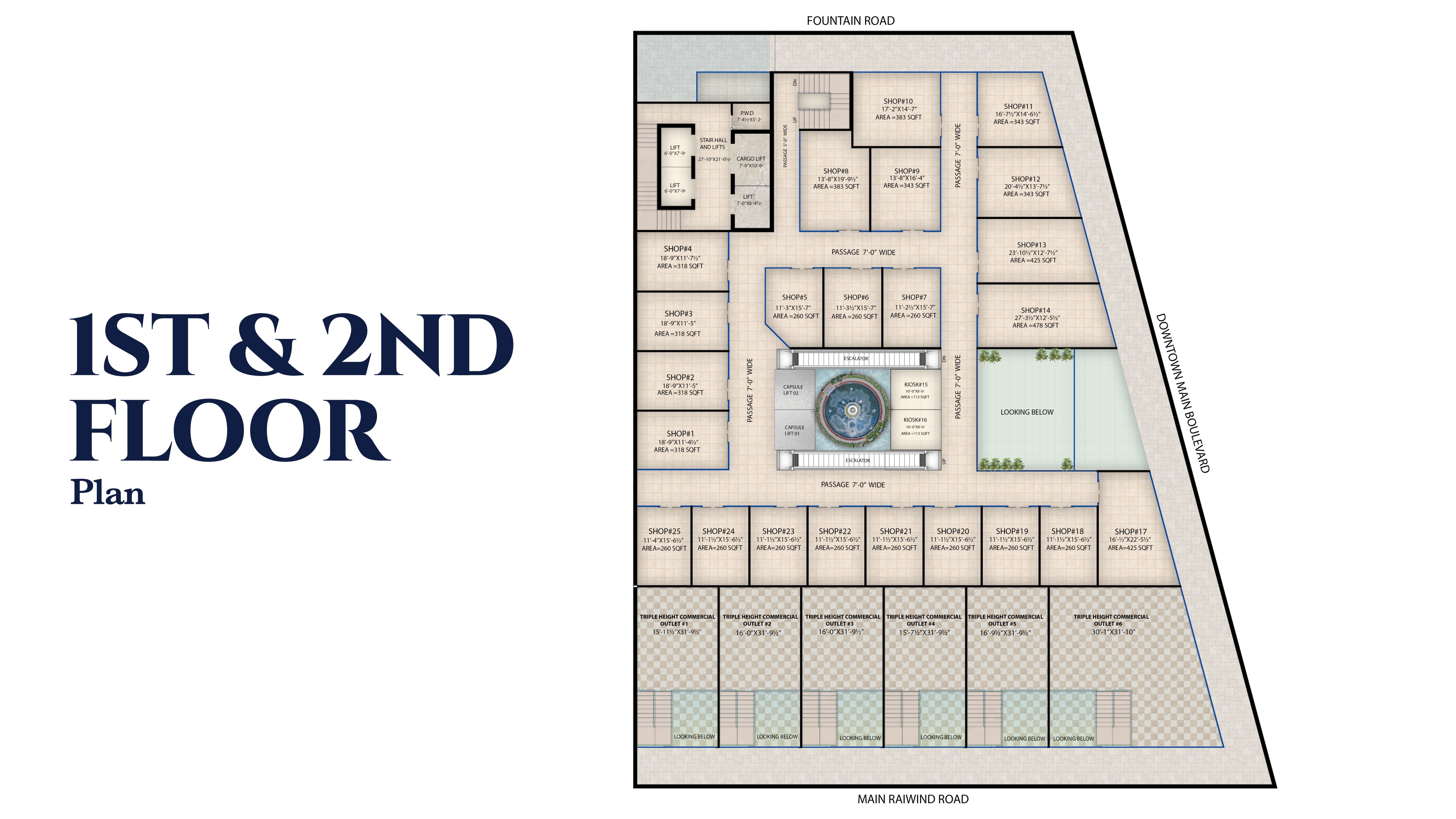 1st & 2nd Floor Plan