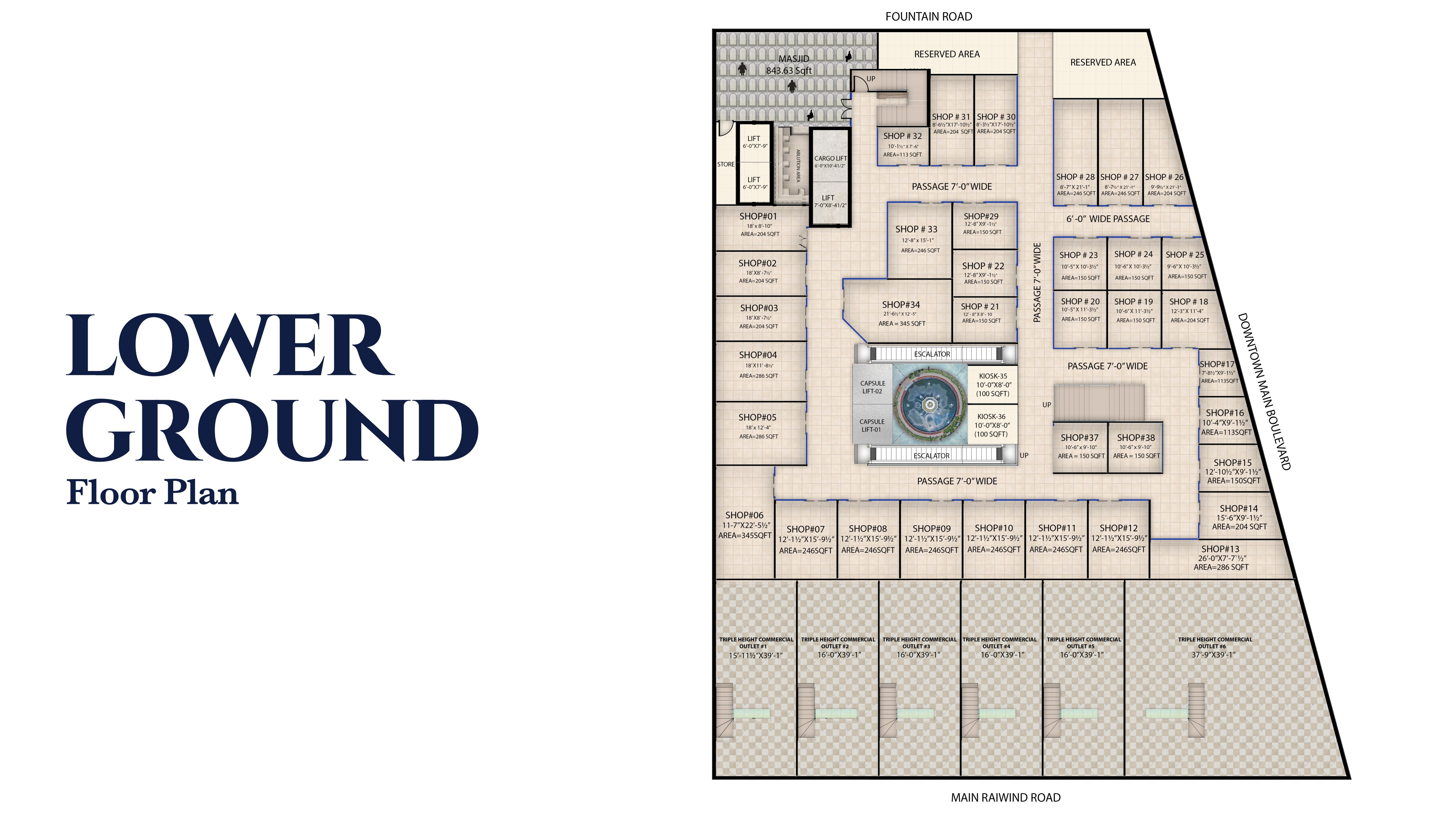 Lower Ground Floor Plan
