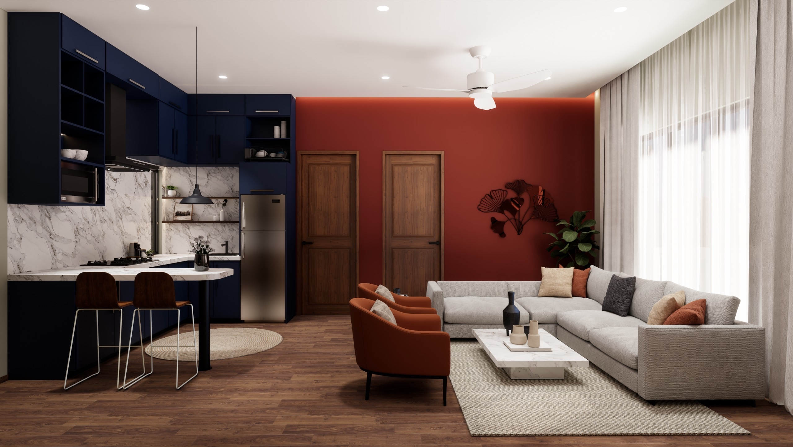 Contemporary Living Space